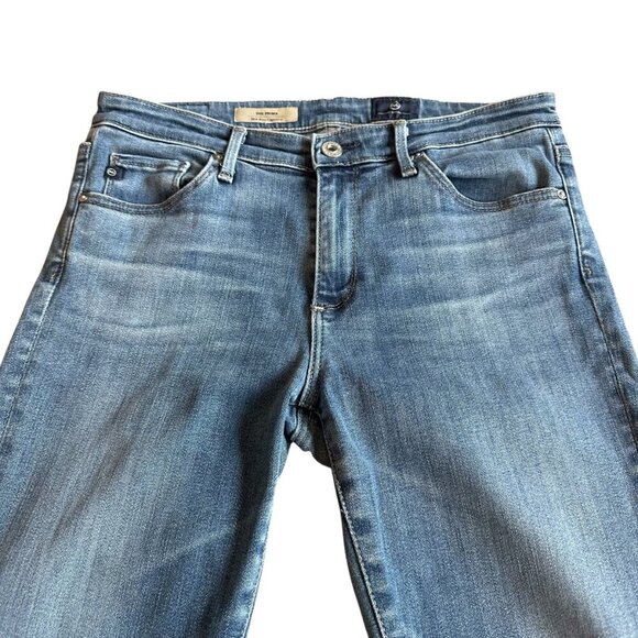 Adriano Goldschmied The Prima Mid-Rise Cigarette Jeans Medium Wash Size 27 Women - Picture 2 of 11